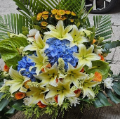 帛事花籃#B3| 帛事花籃 |帛事花牌・帛事花圈・帛事花店 即日送達|香港帛事花店