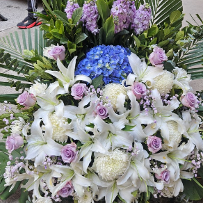 帛事花籃#B7｜ 帛事花籃 ｜帛事花牌・帛事花圈・帛事花店 即日送達｜香港帛事花店