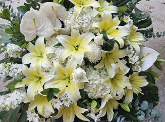 帛事花籃#B8｜ 帛事花籃 ｜帛事花牌・帛事花圈・帛事花店 即日送達｜香港帛事花店