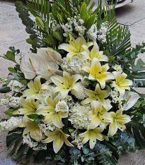 帛事花籃#B8｜ 帛事花籃 ｜帛事花牌・帛事花圈・帛事花店 即日送達｜香港帛事花店