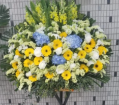 帛事花籃#B9｜ 帛事花籃 ｜帛事花牌・帛事花圈・帛事花店 即日送達｜香港帛事花店